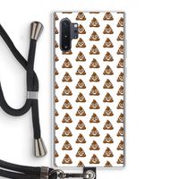 Poop emoji: Samsung Galaxy Note 10 Plus Transparant Hoesje met koord