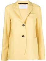 Harris Wharf London blazer en laine à simple boutonnage - Jaune