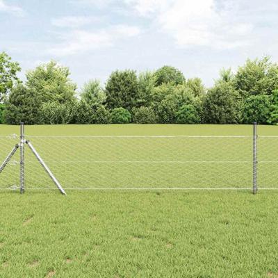 Zeskantig hekwerk Zilver 0.4 x 25 m Gegalvaniseerd staal
