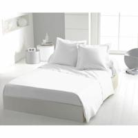 Beddengoedset HOME LINGE PASSION Flat sheet Wit Eenpersoonsbed 180 x 290 cm