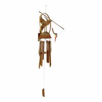 Bamboe Windgong Vogel Bovenop (102 x 40 x 19 cm) - thumbnail