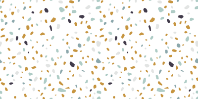 Tapijt in terrazzo-structuur in scandinavische stijl