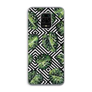Geometrische jungle: Xiaomi Redmi Note 9 Pro Transparant Hoesje