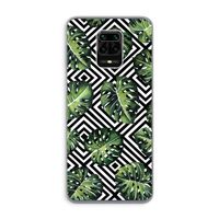 Geometrische jungle: Xiaomi Redmi Note 9 Pro Transparant Hoesje