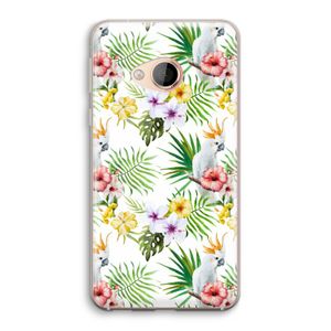 Gele kuif: HTC U Play Transparant Hoesje