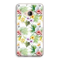 Gele kuif: HTC U Play Transparant Hoesje