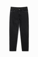 Straight jeans met stras - BLACK - 44