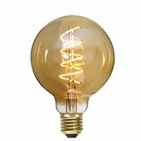 Highlight Lamp LED G95 9W 650LM 2200K Dimbaar Amber - thumbnail