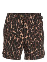 TOM FORD short à imprimé léopard - Marron