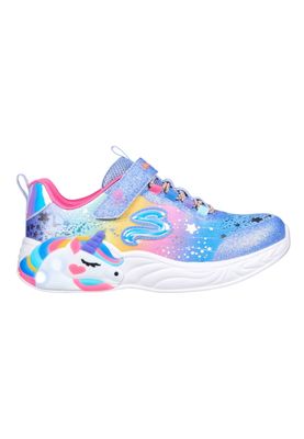 Skechers S Lights-Unicorn Dreams 302311L/BLMT Blauw maat