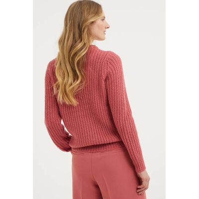 Saint Tropez straight fit broek oudroze Saint Tropez straight fit broek oudroze