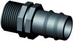 PP punststuk tule 16mm x ½" buitendraad