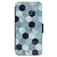 iPhone 13 flipcase - Blue cubes