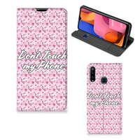 Samsung Galaxy A20s Design Case Flowers Pink DTMP - thumbnail