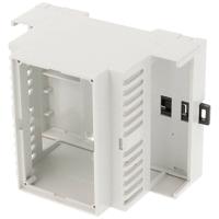 Hammond Electronics 1597DIN4MH53 DIN-rail-behuizing Open 90 x 58 x 71 PPO Lichtgrijs 1 stuk(s) - thumbnail