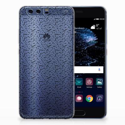 Huawei P10 Plus | TPU bumper | Stripes Dots