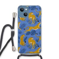 Luipaard: iPhone 13 Transparant Hoesje met koord
