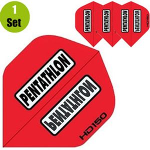 Pentathlon HD150 Dartflights - Rood