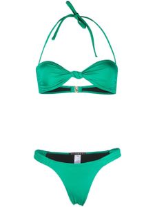 Manokhi bikini à fronces - Vert