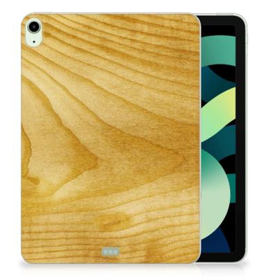 iPad Air (2020/2022) 10.9 inch Silicone Tablet Hoes Licht Hout iPad Air (2020/2022) 10.9 inch Silicone Tablet Hoes Licht Hout