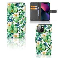 iPhone 13 Mini Hoesje Orchidee Groen