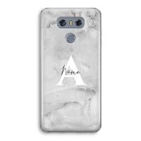 Ivory Marble: LG G6 Transparant Hoesje