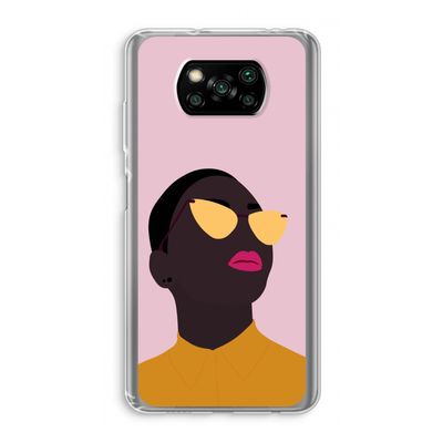 Yellow glasses: Xiaomi Poco X3 Pro Transparant Hoesje