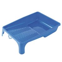 Verfbak voor verfrollers/lakrollers blauw tot 18 cm   -