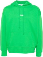 MSGM hoodie en coton à logo imprimé - Vert - thumbnail