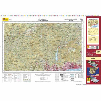 Topografische kaart 1065 MT50 Marbella | CNIG - Instituto Geográfico Nacional1