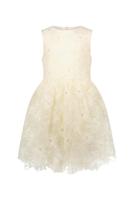 Le Chic Zomer jurk meisjes Off wit - tule bloemen - Symro