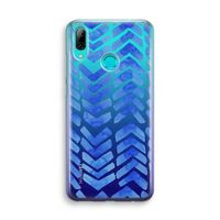 Blauwe pijlen: Huawei P Smart (2019) Transparant Hoesje