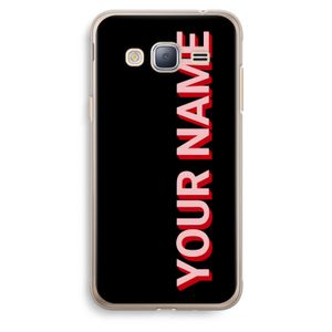 Namecase: Samsung Galaxy J3 (2016) Transparant Hoesje