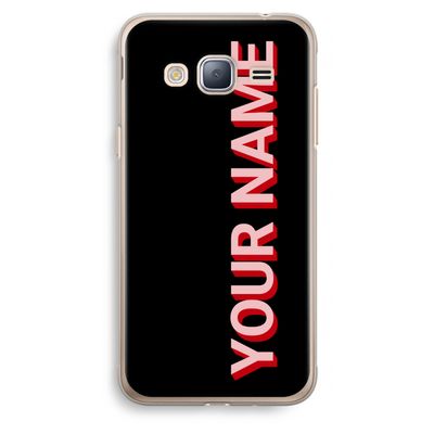 Namecase: Samsung Galaxy J3 (2016) Transparant Hoesje