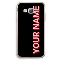 Namecase: Samsung Galaxy J3 (2016) Transparant Hoesje