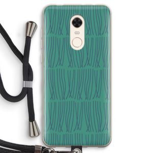 Swirls: Xiaomi Redmi 5 Transparant Hoesje met koord