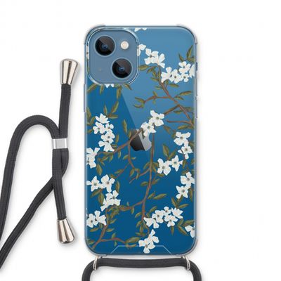 Blossoming spring: iPhone 13 Transparant Hoesje met koord