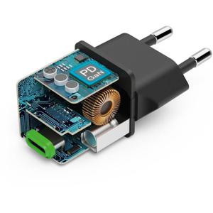 Hama 00201986 USB-oplader Binnen, Thuis Aantal uitgangen: 1 x USB-C bus (Power Delivery) USB Power Delivery (USB-PD)