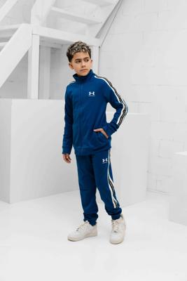 Under Armour Icon Knit Trainingspak Kids Donkerblauw - Maat 128 - Kleur: Donkerblauw | Soccerfanshop Under Armour Icon Knit Trainingspak Kids Donkerblauw - Maat 128 - Kleur: Donkerblauw | Soccerfanshop