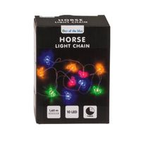 Lichtsnoer - paarden thema - 160 cm - batterij - gekleurd- verlichting - Lichtsnoeren - thumbnail