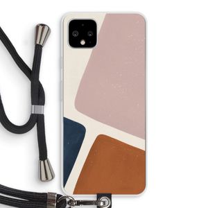 Geo #2: Pixel 4 XL Transparant Hoesje met koord