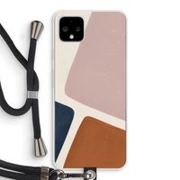 Geo #2: Pixel 4 XL Transparant Hoesje met koord
