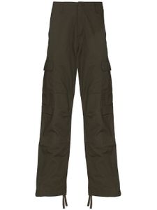 Carhartt WIP pantalon droit à poches cargo - Vert