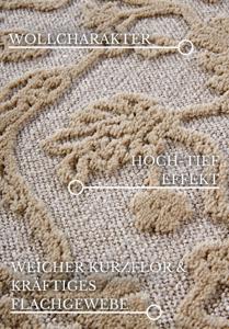 Hanse Home - Villeroy & Boch 1879 Short Pile Rug Ambroise Cream - 160x230 cm