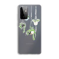 Hang In There: Samsung Galaxy A72 Transparant Hoesje