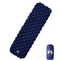 VidaXL Kampeermatras opblaasbaar 190x58x6 cm 1-persoons marineblauw