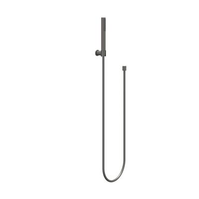 Handdoucheset IVY Set Bestaande Uit Doucheslang 150 cm, Wandhouder En Staafhanddouche Geborsteld Metal Black PVD