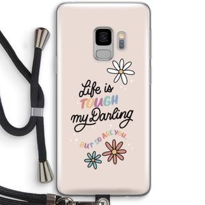 Tough Life: Samsung Galaxy S9 Transparant Hoesje met koord