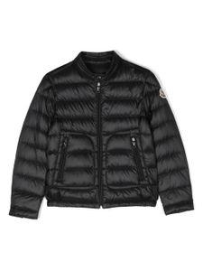 Moncler Enfant doudoune à fermeture zippée - Noir