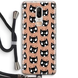 Kat: OnePlus 6 Transparant Hoesje met koord